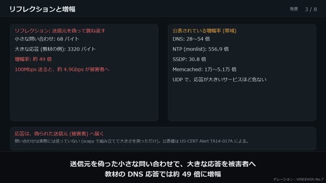 DoS・DDoS とその対策 の動画のワンシーン
