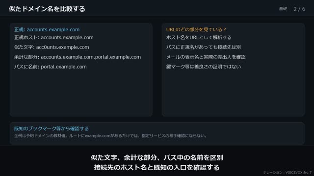 フィッシングとビジネスメール詐欺 の動画のワンシーン