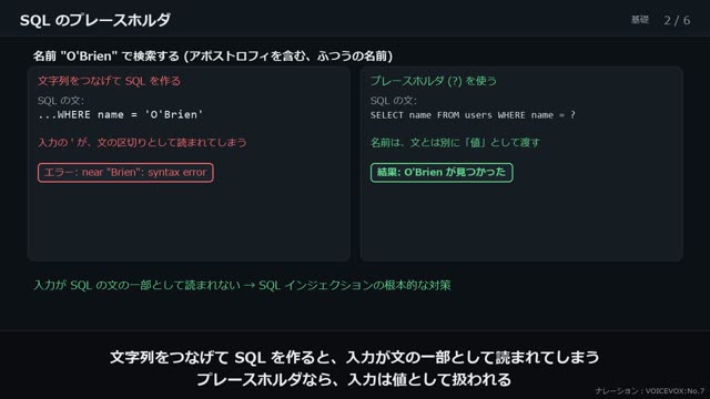 安全なソフトウェア開発 の動画のワンシーン